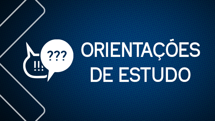 Orientações de Estudo